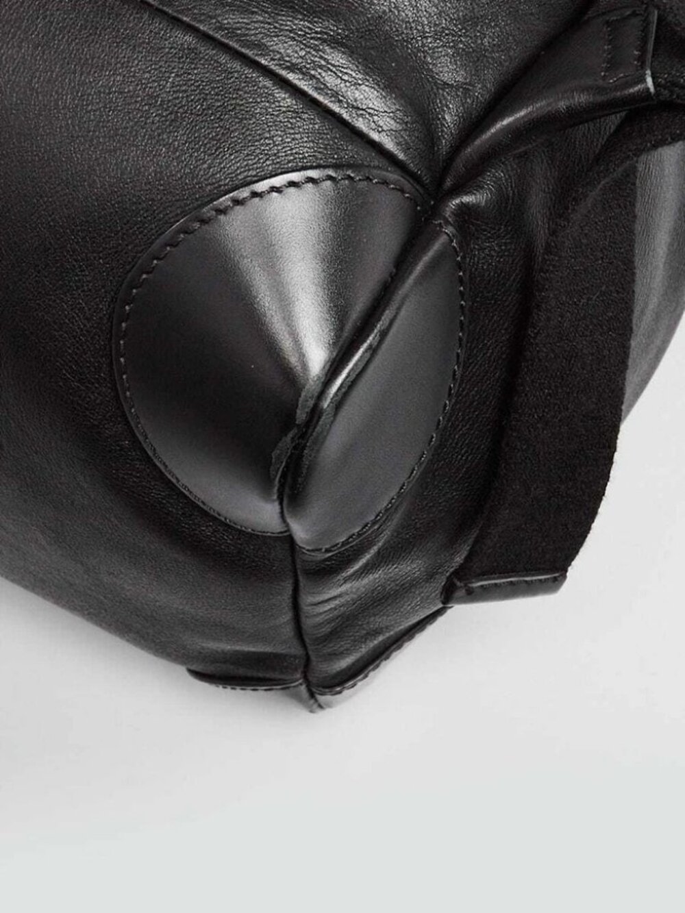 Givenchy Black Leather Drawstring Rider Backpack Bag - Picture 4 of 12